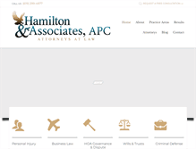 Tablet Screenshot of hm-lawyers.com